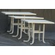 Upvc Frame Fiber Glass Outdoor Table 24X36inch