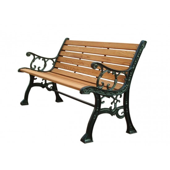 Prince Park Bench Coast iron and HardCale Wood