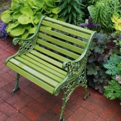 Stylo Park Bench Single Seat