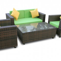 Rattan Sofa Set 2+1+1+Table