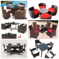 Outdoor Rattan Chairs Set