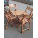 Style garden chairs with table