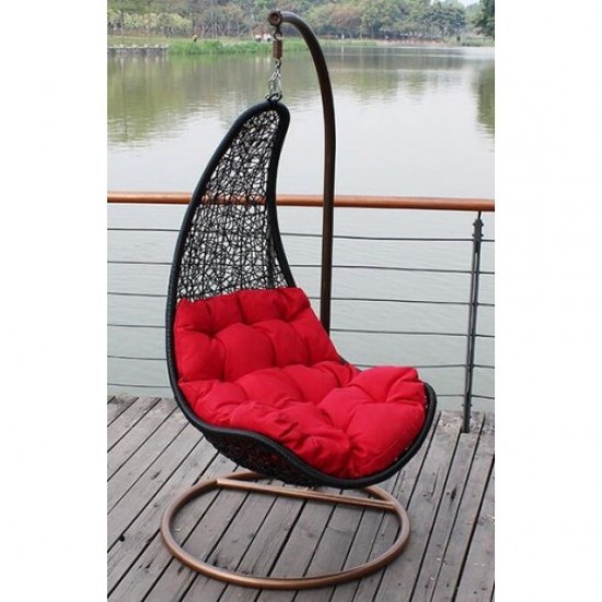 CUP SWING HANGING CHAIRS LAME BLACK COLOR 001