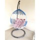 CUP SWING HANGING CHAIRS WHITE BLUE COLORS 001