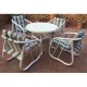 STYLE PATED CHAIRS SET WITH 30INCH TABLE SD-03-001